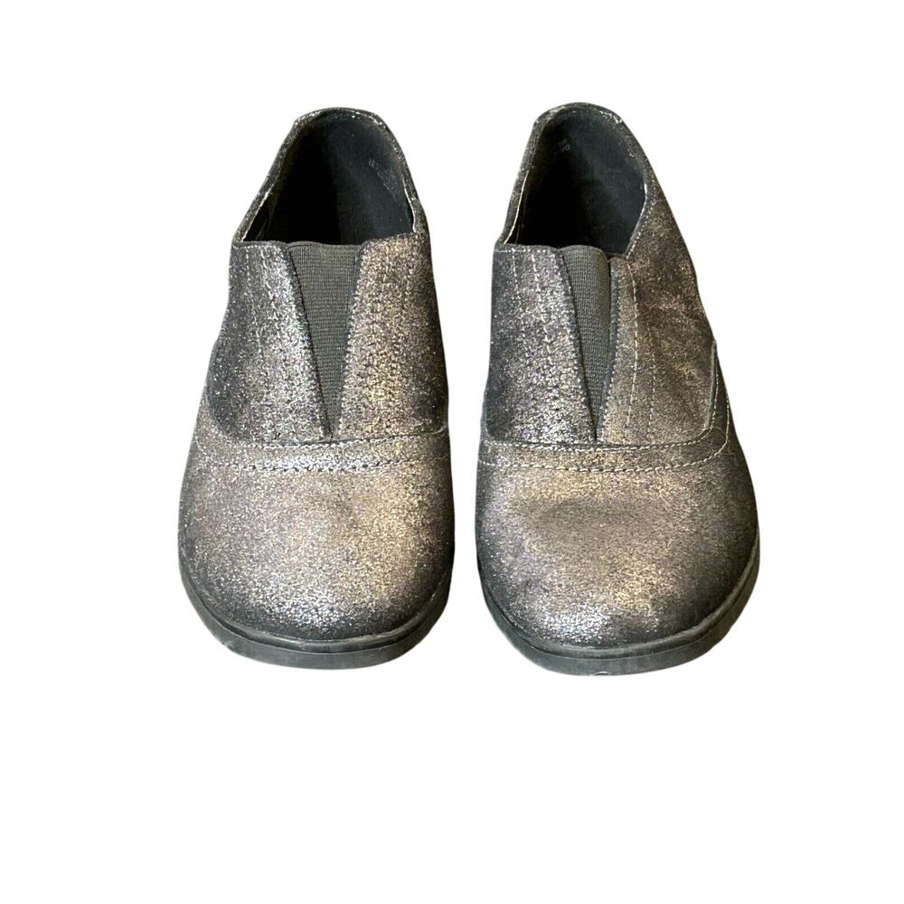 Easy Spirit Black Shimmer Mules size 5.5